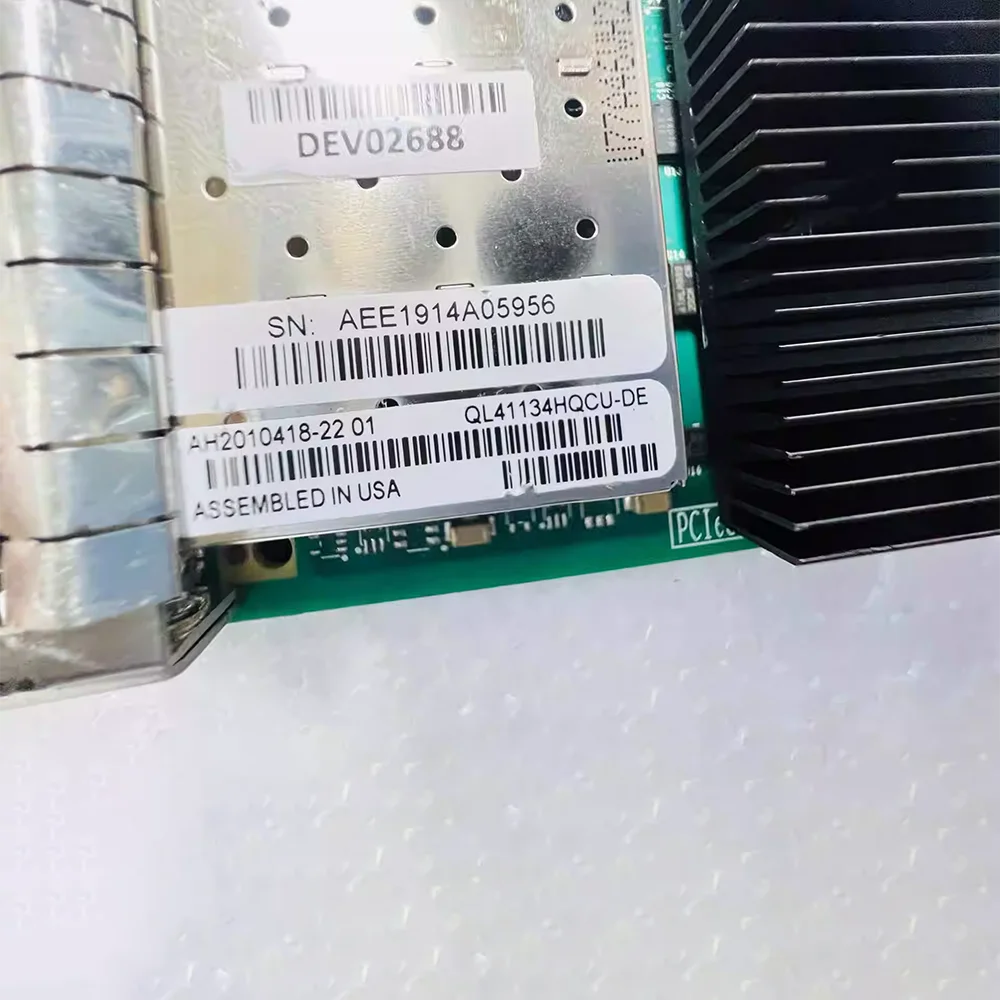 

NIC For QL-GC 047W4V NP0K8 47W4V 0NP0K8 SFP+ 10 Gigabit network card With Four Electrical Ports QL41134HQCU-DE