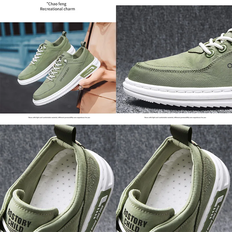 Ijs Zijde Canvas Schoenen Casual Mannen Sneakers Nieuwe Ademende Wandelschoenen Flats Slip Op Zacht Licht Man Gevulkaniseerd Schoen Skateboard