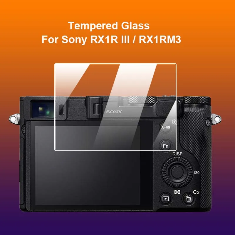 

For Sony RX1R III / RX1RM3 Clear Tempered Glass 9H 2.5D Camera LCD Screen Protector Film