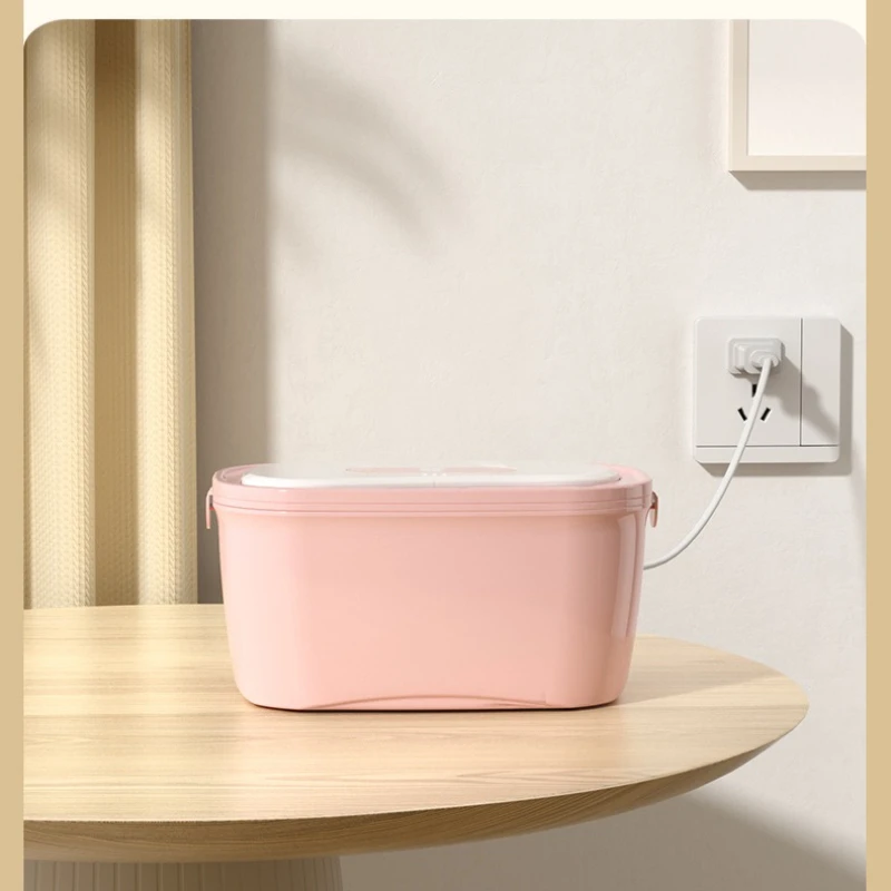Baby Wipes Warmer Constant Temperature Heating Box Warm Storage Large Capacity Portable Moisture Lock Anti Bacterial Safe