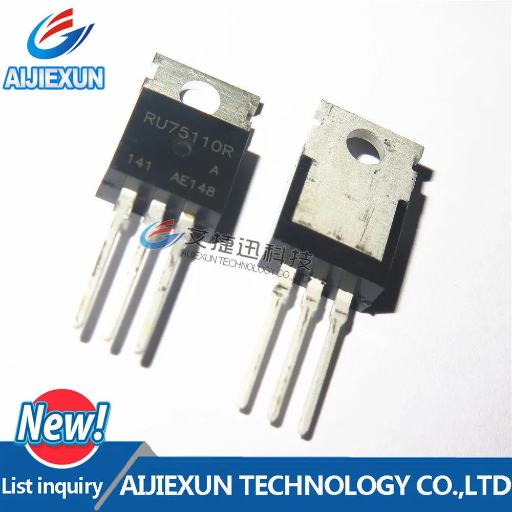 100PCS RU75110R TO-220 N-Channel Advanced Power MOSFET in stock 100%New and original