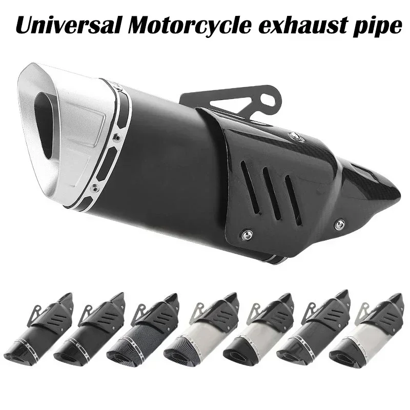 

AM/38-51mm Universal Motorcycle Exhaust Pipe Motocross Muffler With DB Killer For Ktm 390 Adventure Z900 Er6n Msx125 Gsr 750 Nma