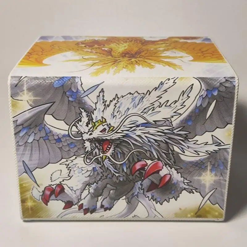 Yu-Gi-Oh Card Case Judgment The Dragon of Heaven Tcg Diy Quality Leather Action Toy Figures Anime Game Collection Storage Box