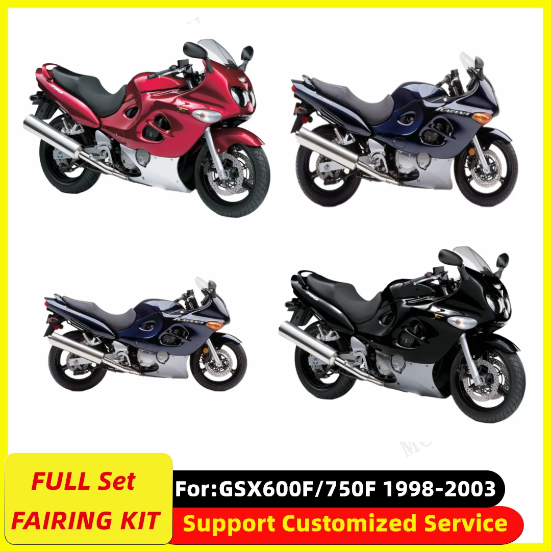 

NEW ABS Motorcycle full Fairing kit fit for GSX 600F 750F 1998 1999 2000 2001 2002 2003 hayabusa bodywork Fairings kits zxmt
