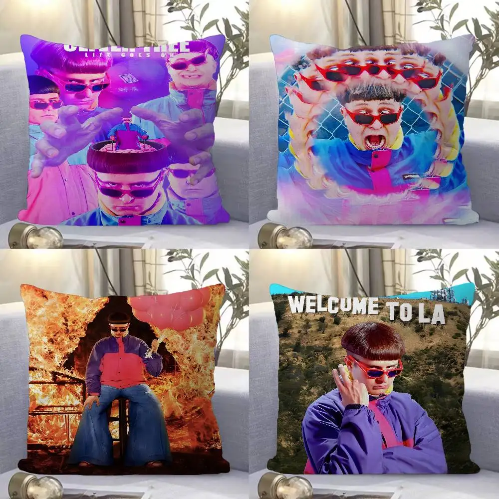 Singer Oliver Tree Nickell Cushion Cover Car Throw Pillow Case For Sofa Car Christmas Gift 40x40cm 45x45cm