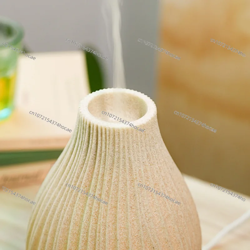 Pure handmade resin ceramic glass bedroom sleeping atmosphere retro ultrasonic aromatherapy machine humidifier