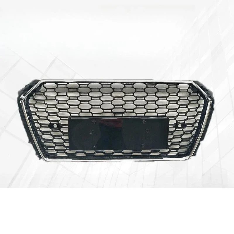 Front Hood Grille Car Front Bumper Grill Center Grille for A4/S4 B9 2017-2019 Fast Shipping For RS4 Grill