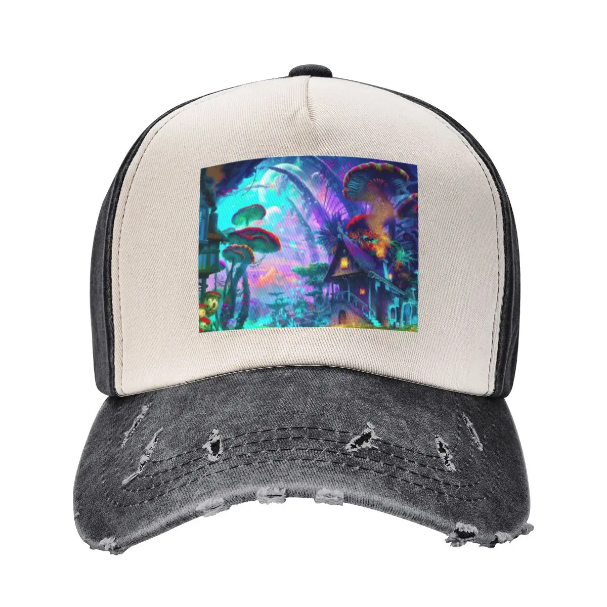 

Psychedelic Psytrance design Baseball Cap New In Hat Golf Wear New Hat Men Women's