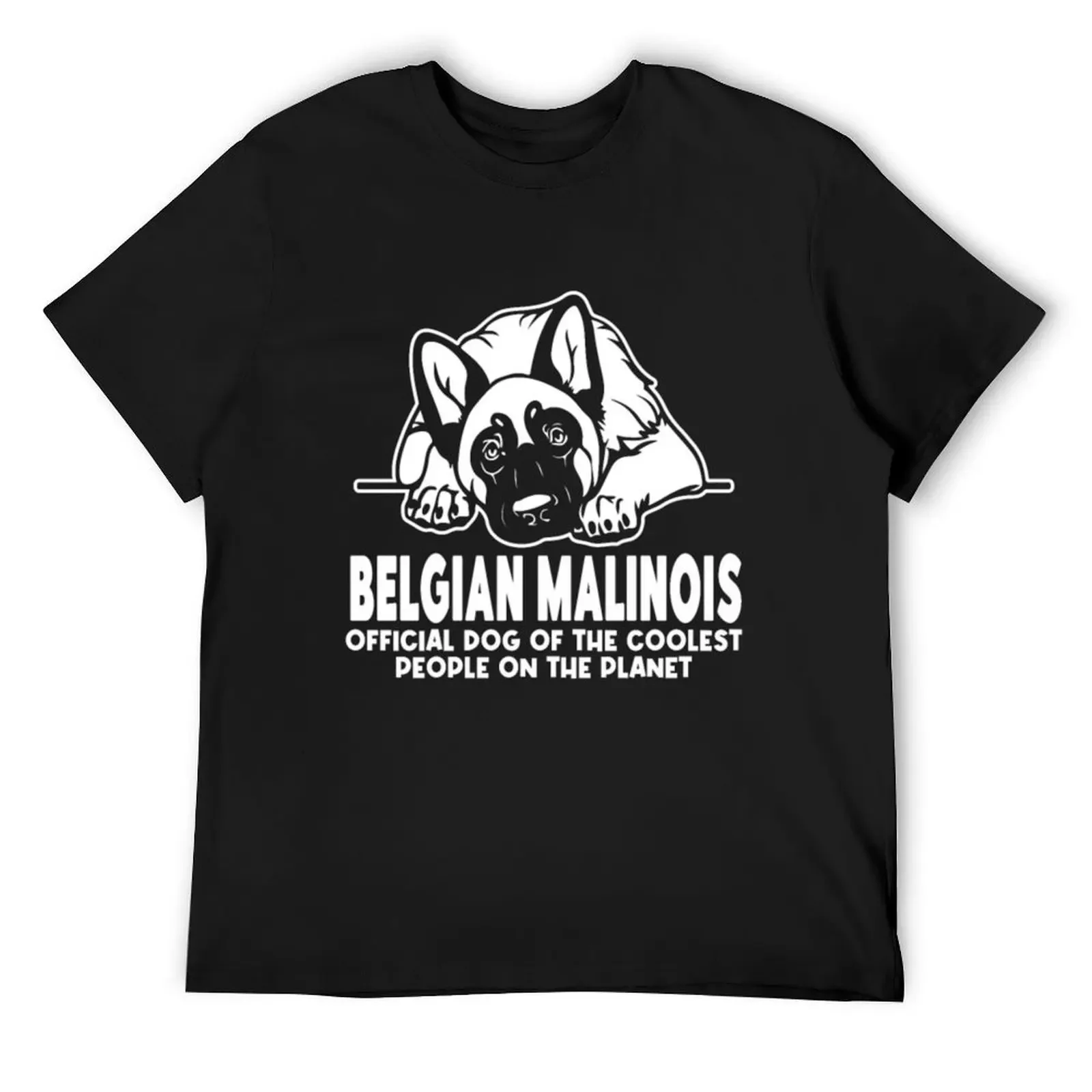 Belgian Malinois Dog Of The Coolest People T-Shirt graphic shirts oversized summer clothes Men's t shirts