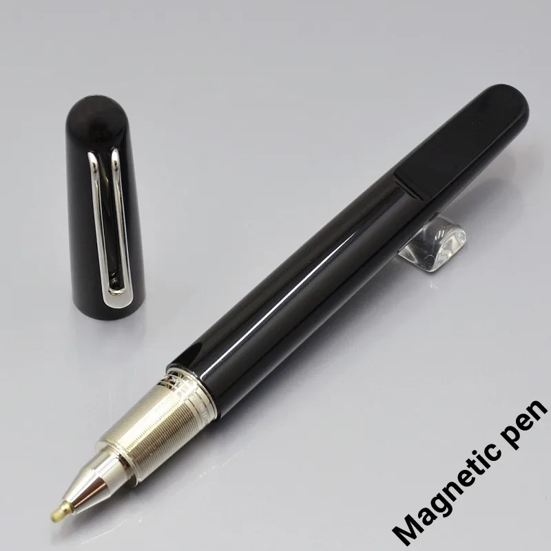 AMM Luxury M Series Magnetic Closure Cap Design Monte Roller Ball Pen Stationery Writing Fluent Gift Pens+2 free refills and bag