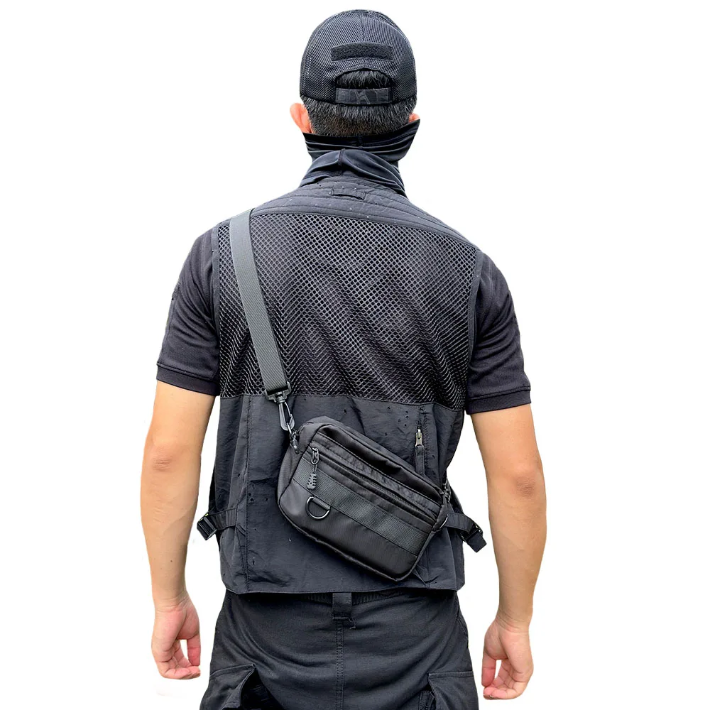 في الهواء الطلق متعددة الوظائف خفيفة الوزن حزمة الهاتف المحمول الصغيرة التنقل الكتف رسول الخصر ركوب الدراجات حقيبة للحمل الوظيفية