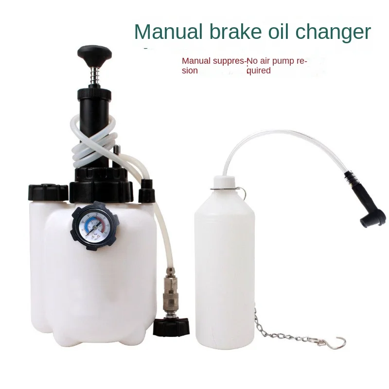 

3L Manual Car Brake Oil Pot Replacement Tools Auto Brake Bleeder Large Capacity Hydraulic Oil Changer Vacuum Pump Refueling Tool