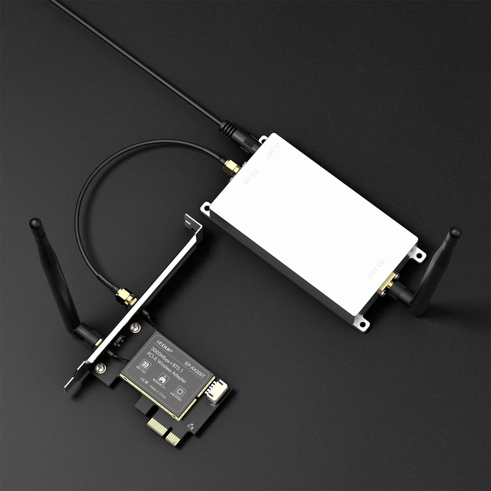 EDUP 10W Drone FPV Signal Amplifier Bidirectional WiFi Booster 5.8 Ghz Power Wireless WiFi Signal Extender UAV Range Extender