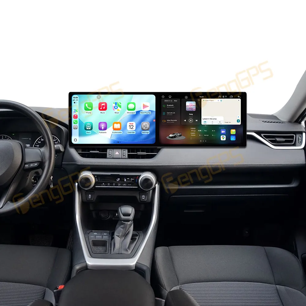 

Dual Screen 10.1 Inch Android 15 CarPlay Car Radio For Toyota Toyota Wildlander RAV4 2020-2022 Touch Screen Multimedia Player BT