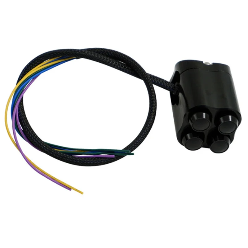 

Trending Motorcycle Multifunctional Handlebar Switch Suitable 28Mm Handlebar Control Switch Start Horn Light Turn Signal