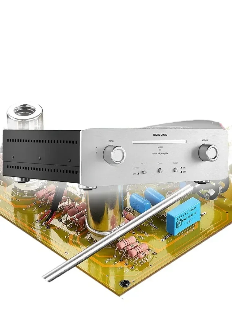 REISONG Q6 hifi Láz fokozatú Akadálymentes csöves preamplifier haza Színkör Erősítő