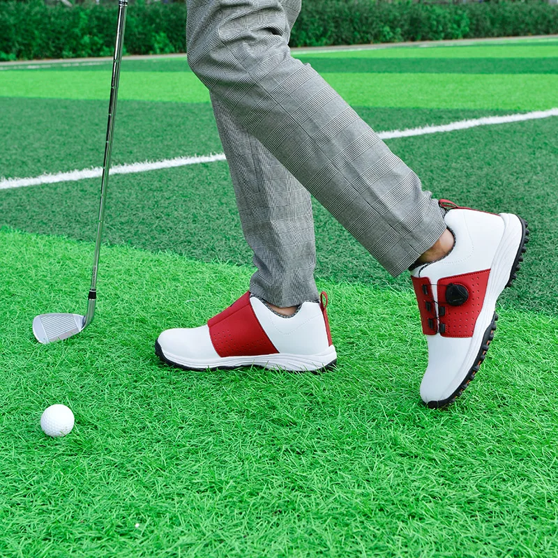 Najnowsze męskie buty golfowe 2024, biznesowe buty sportowe na świeżym powietrzu, profesjonalne buty treningowe