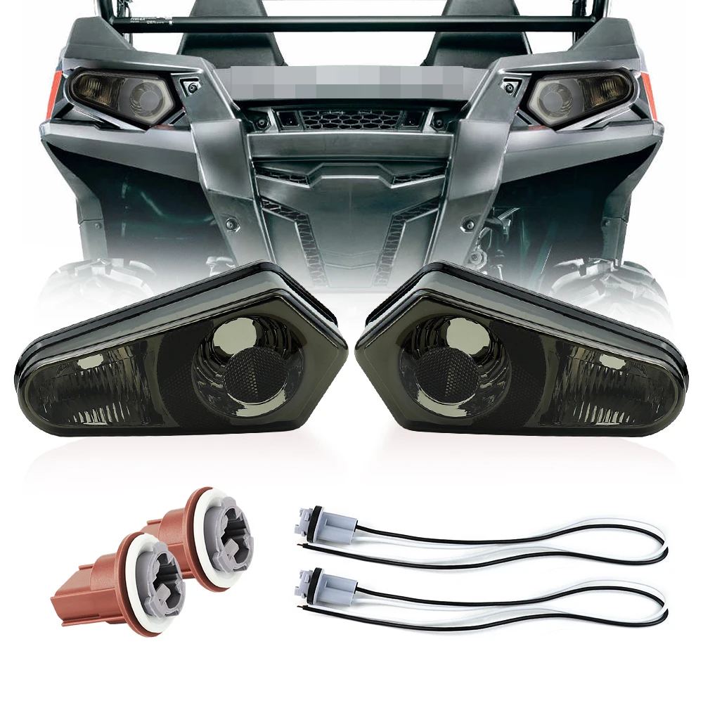 Rear Brake Lampshade Tail Lights Lamps Housing with Sockets for Polaris Sportsman 500 2005-2013 700 2005-2007 RZR 570 2012-2017