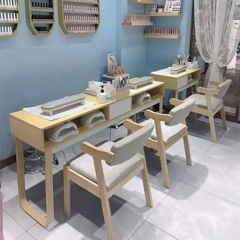 

Manicurist Modern Desk Makeup Nail Drawer Tables Women Simple White Nail Tables Living Room Mesa Manicura Salon Furniture MR50NT