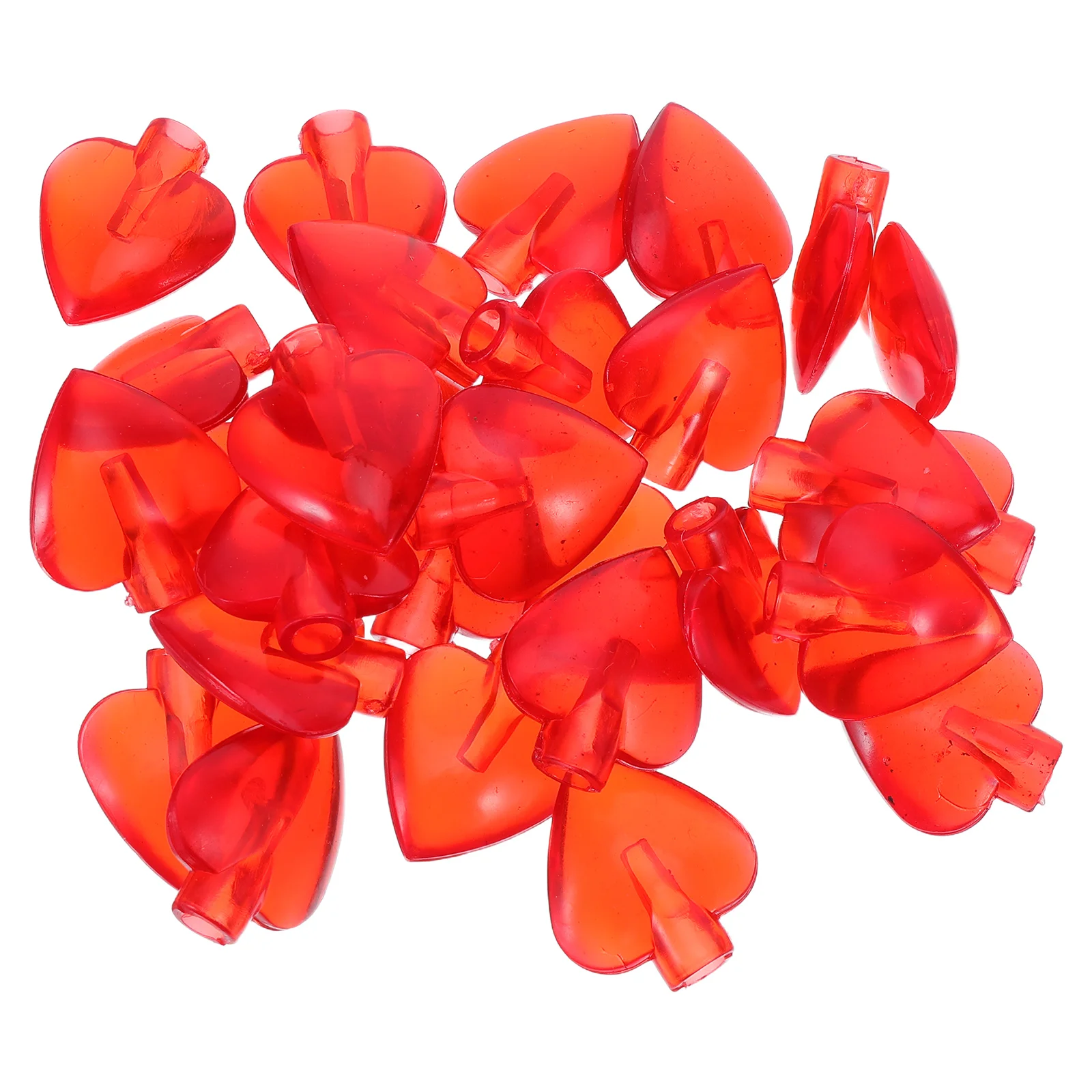 50 قطعة غطاء لمبة الإضاءة القلب 5 مللي متر Led عاكس الضوء الصغير الأحمر للخارجية حفل زفاف حديقة مهرجان عيد الميلاد سلسلة أضواء