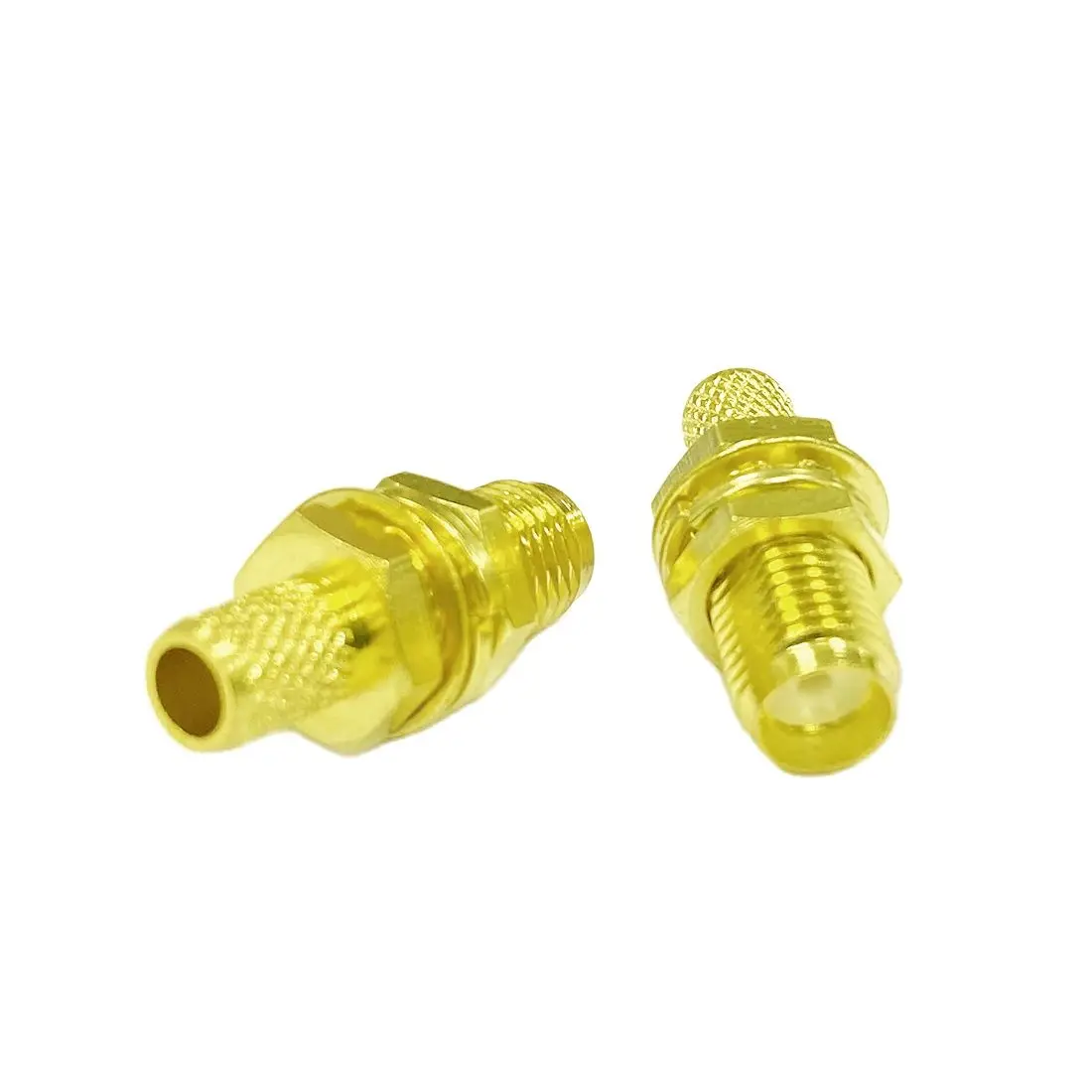 1pc  SMA  Female Jack  RF Coax Convertor Connector Crimp for RG58  RG142  RG400  LMR195  Straight  Goldplated  NEW Wholesale