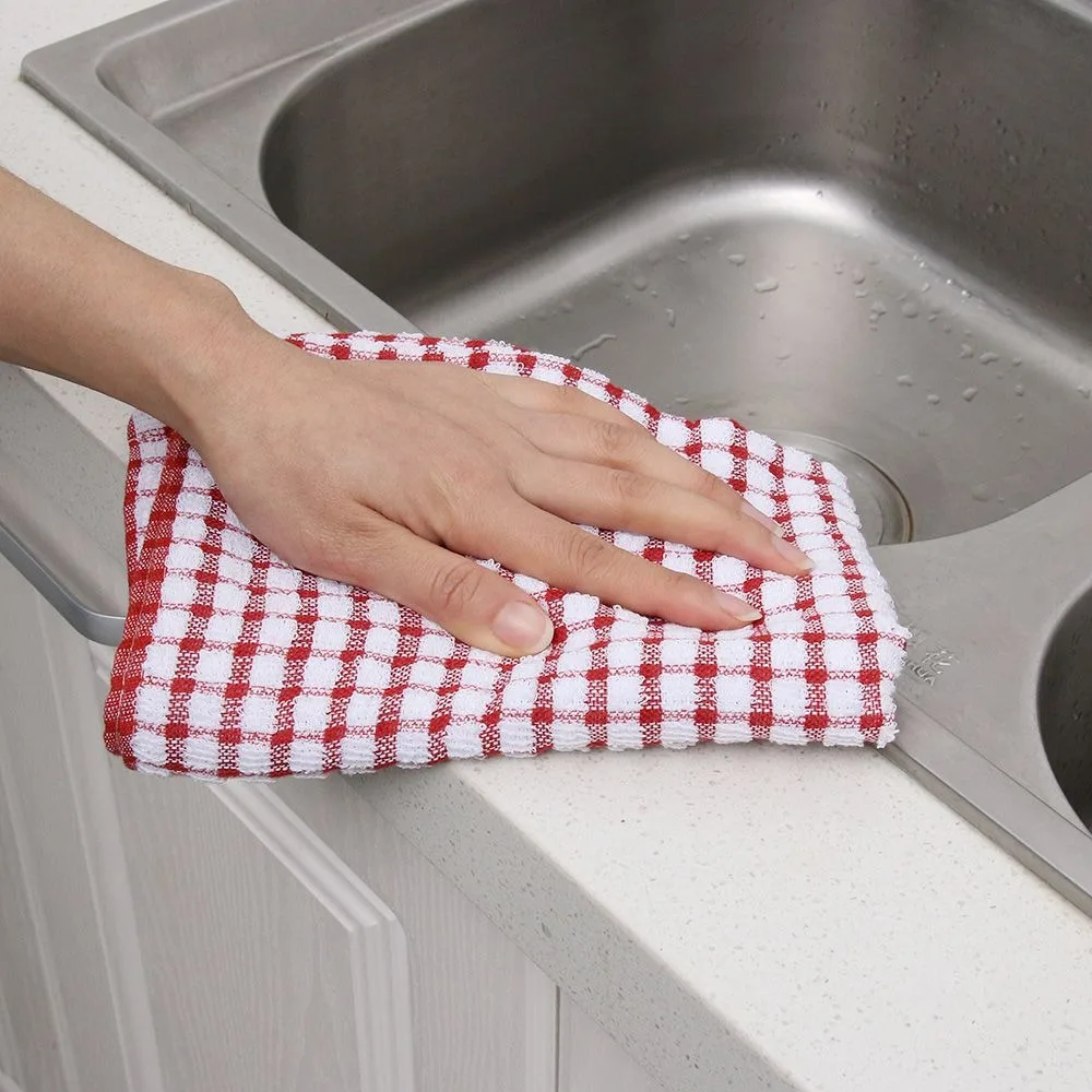 NEW Kitchen Tea Towels Dish Cloths Absorbent Drying Towel Washing Cleaning Cloths Cotton Handtowel