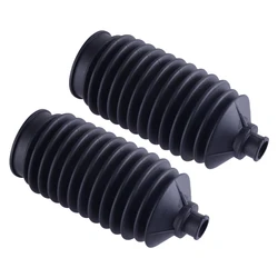 1013035 2pcs Steering Bellows Long Rack Dust Boot Rubber Fit for Golf Cart Club Car DS 1984 1985 1986 1987 1988 1989-1996 Black