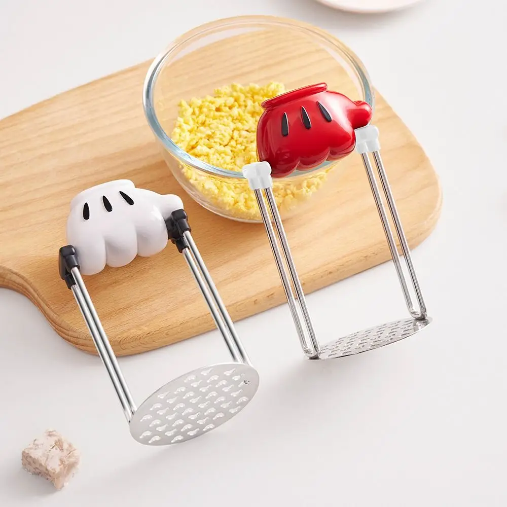 

Hand Press Manual Potato Masher Comfort Grip Stainless Steel Potato Ricer Handheld Food Crusher Vegetable Smasher Kitchen Gadget