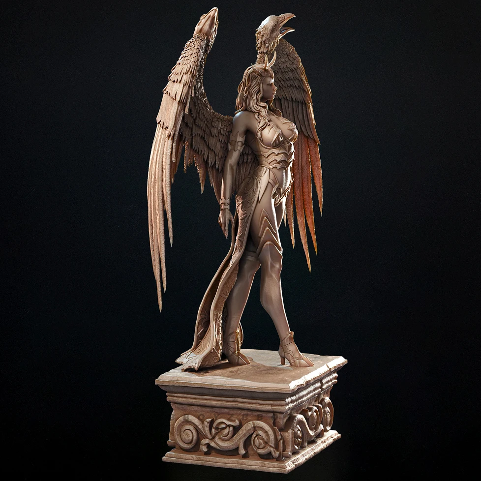 

Высота человека, 38 мм, 50 мм, 75 мм, 90 мм, комплект моделей из смолы, бесцветная самостоятельная сборка (3D-печать) TD-7535/3D