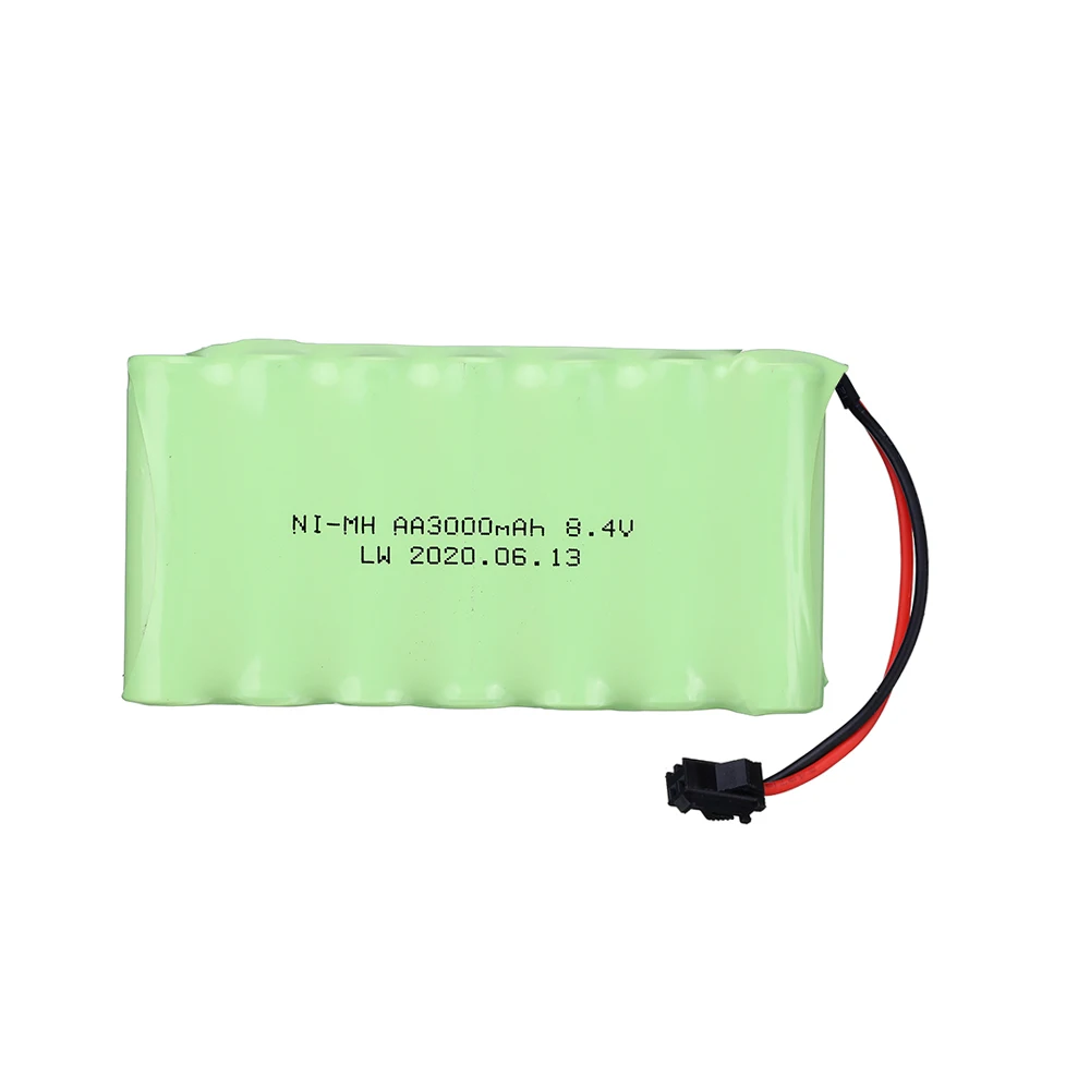 3.6V/4.8V/6V/7.2V/8.4V 3000mah NIMH AA Rechargeable Battery Pack For Remote Control Toys Car truck tanks boat model SM Plug