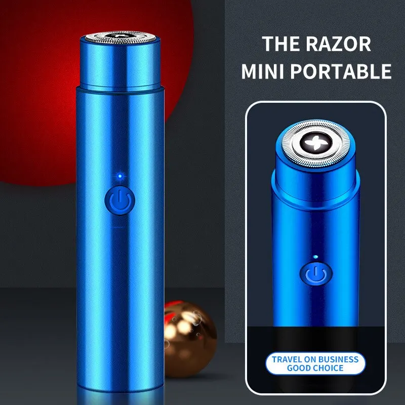 Mini rasoir électrique USB longue durée, portable, lavable, aste, voyage, voiture, nouveau, 2023