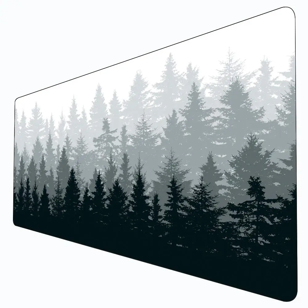 

Таинственный лесной пейзаж MTG Playmat Magic Card Battle Mat Нескользящий прочный 35X60 см Командирский игровой коврик Tapete Magic mtg