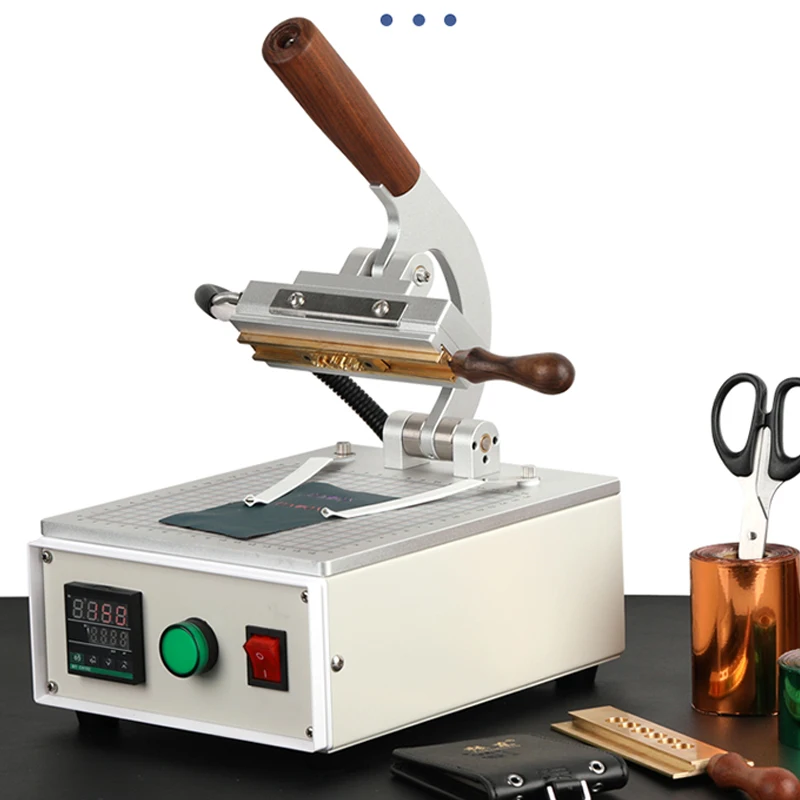 

WT-90ZM Small Manual Desktop Bronzing Machine Press Manual Leather Goods Movable Copper Mold Bronzing Imprinting Hot Stamping