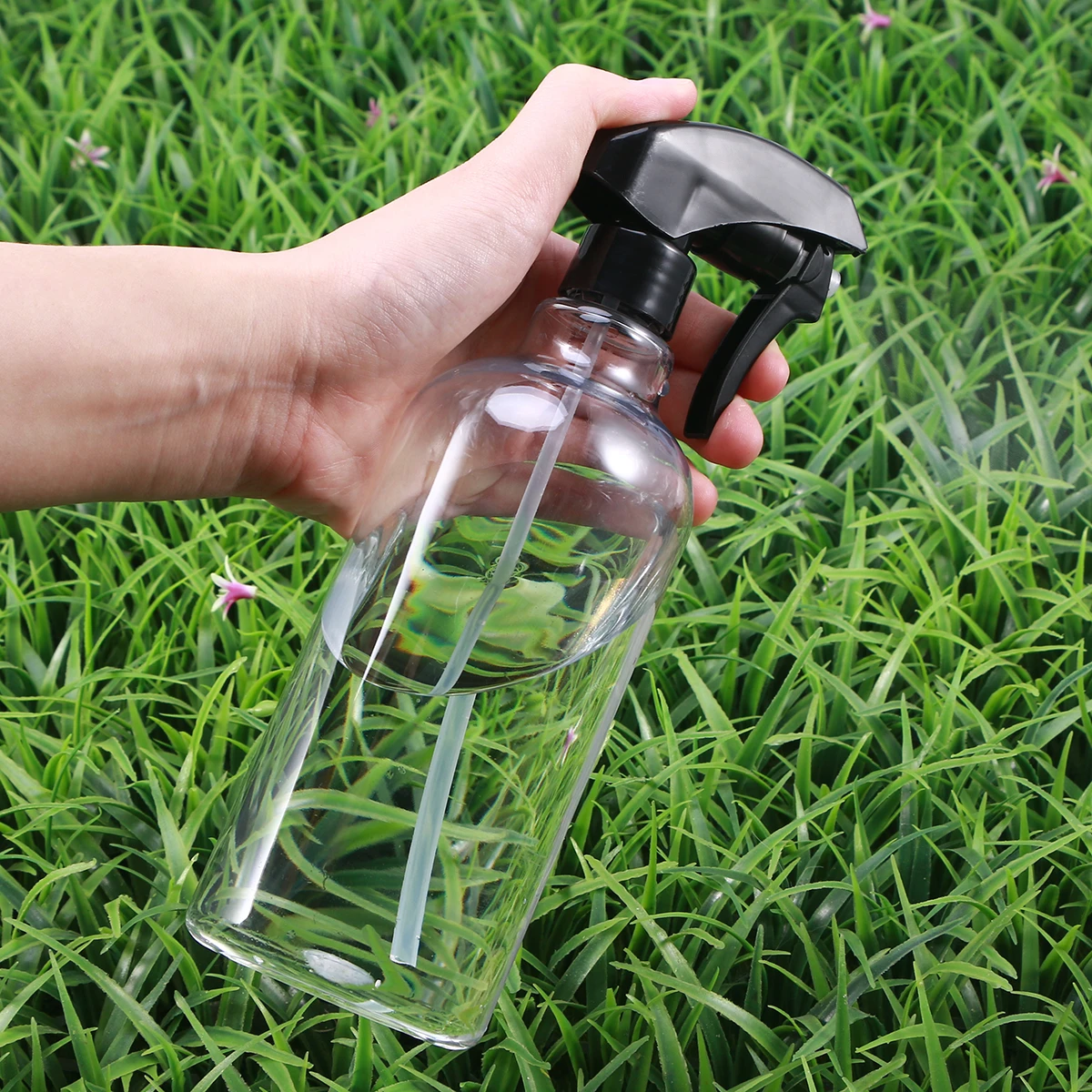 

5Pcs Leakproof Brown PET Plastic Spray Bottle for Hair Mist Plants Home Fine Misting Water Sprayer Portable Reusable