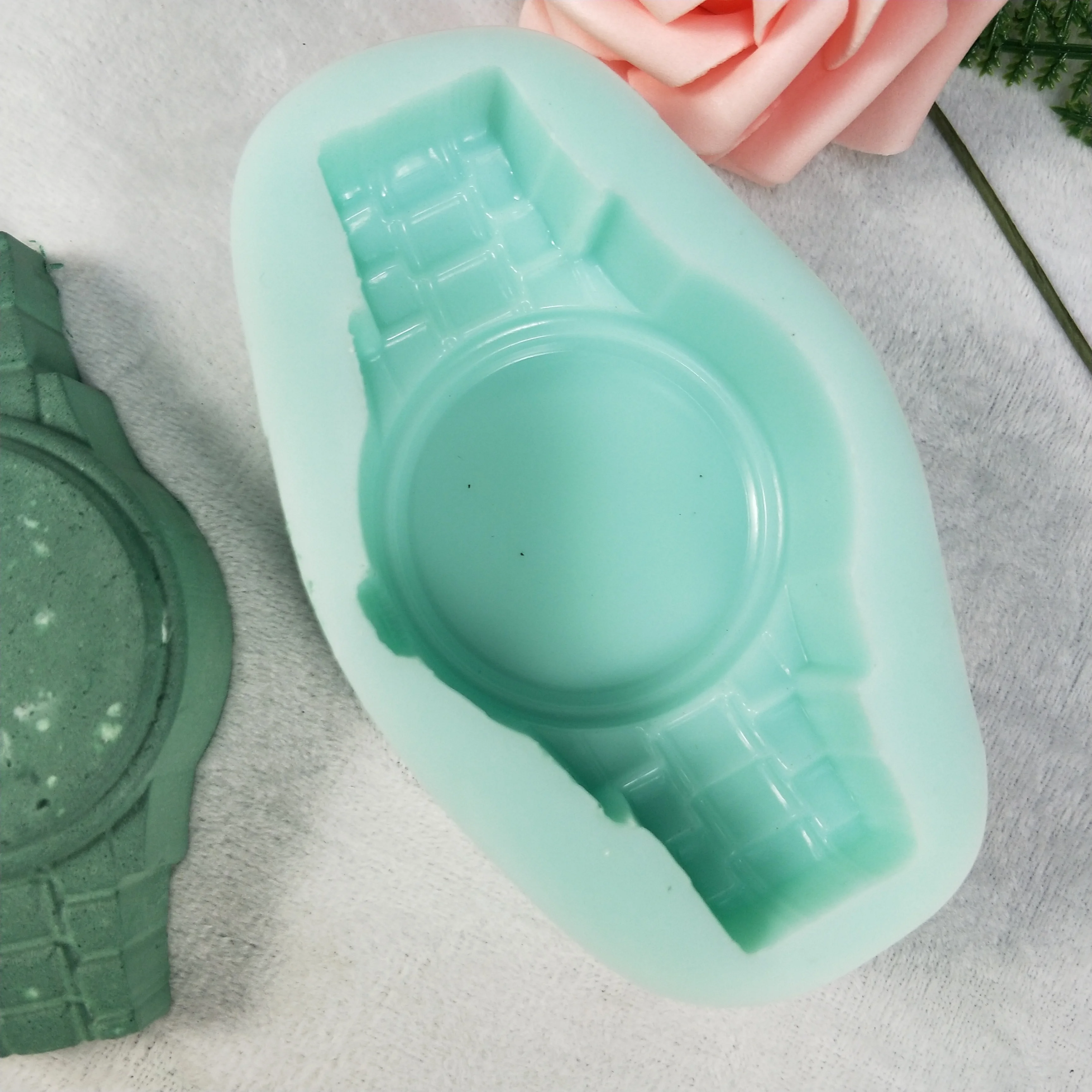 QT0254 PRZY Mold Silicone Watch Molds Watch Soap Molds Gypsum Chocolate Candle Candy Mold Soap Making Clay Resin Moulds