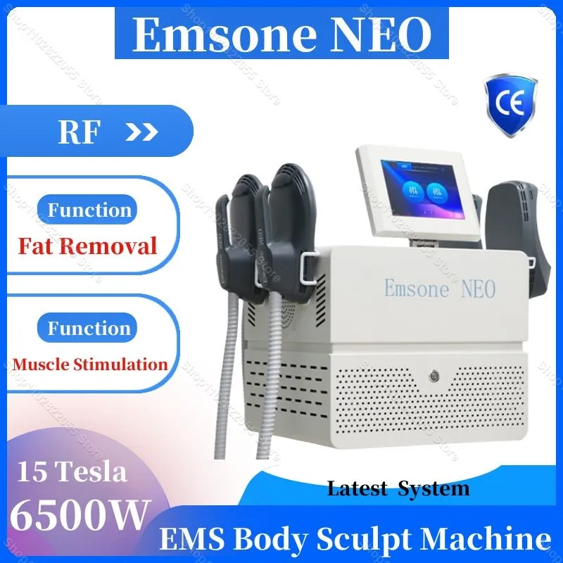 プロフェッショナル Emsone NEO RF 15 テスラ 6500 ワットマシン EMS ボディ彫刻筋肉刺激痩身 Hiemt RF