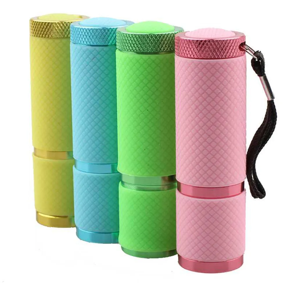 

Mini 9 LED Uv Torch Flashlight Lightweight Portable for Camping Cycling Hiking Outdoor Detection and Id