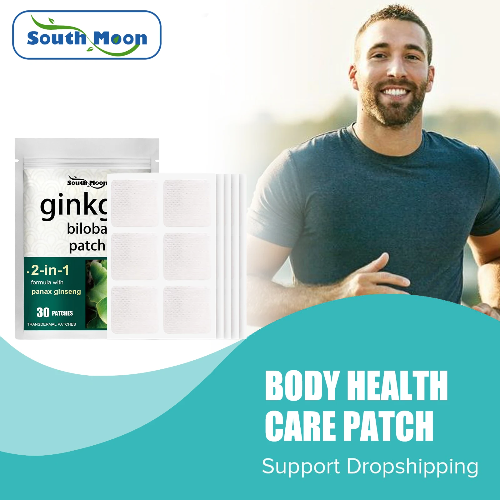 Ginkgo Biloba Transdermal Patch Memory Enhancement Improve Concentration Better Mood Learning Ability Memory Health Care Patch