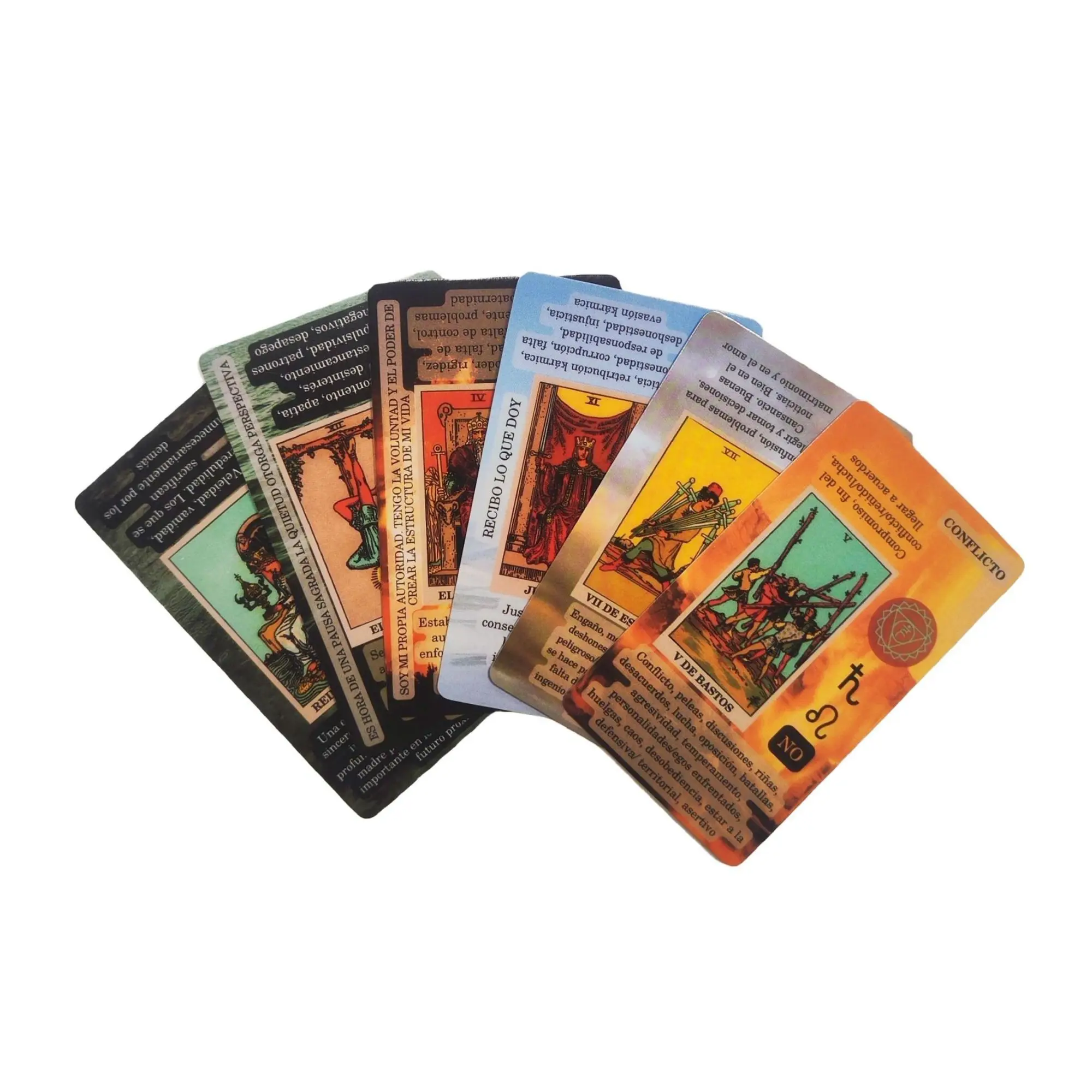 سطح التارو المائل باللغة الإسبانية