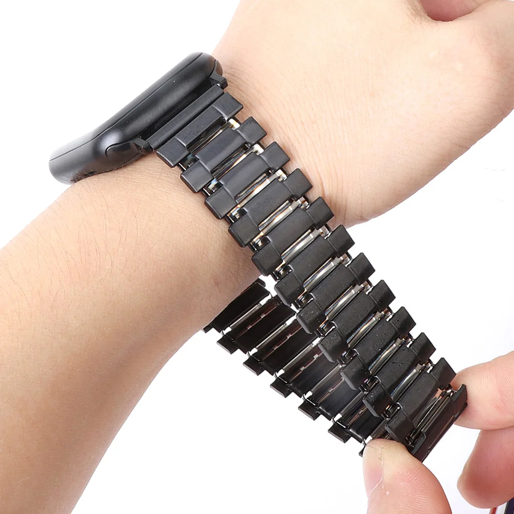 Armband für Apple Watch Band Ultra 3 2 49 mm, elastisches Edelstahl-Armband, iWatch-Serie 11 10 9 8 7 SE 6 5 4 3 46/45/44/42/41 mm