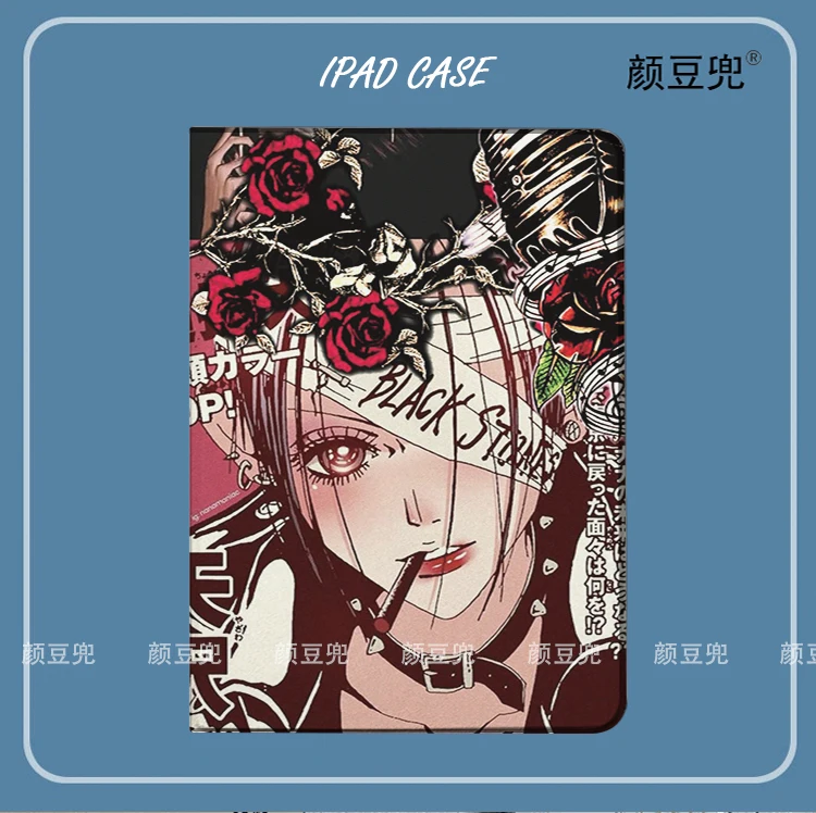 

Oosaki Nana мультфильм аниме для iPad Air 45 Mini 5 6, роскошный силиконовый чехол для Pro 12,9 11 для iPad 10th Protective Air 13 2025
