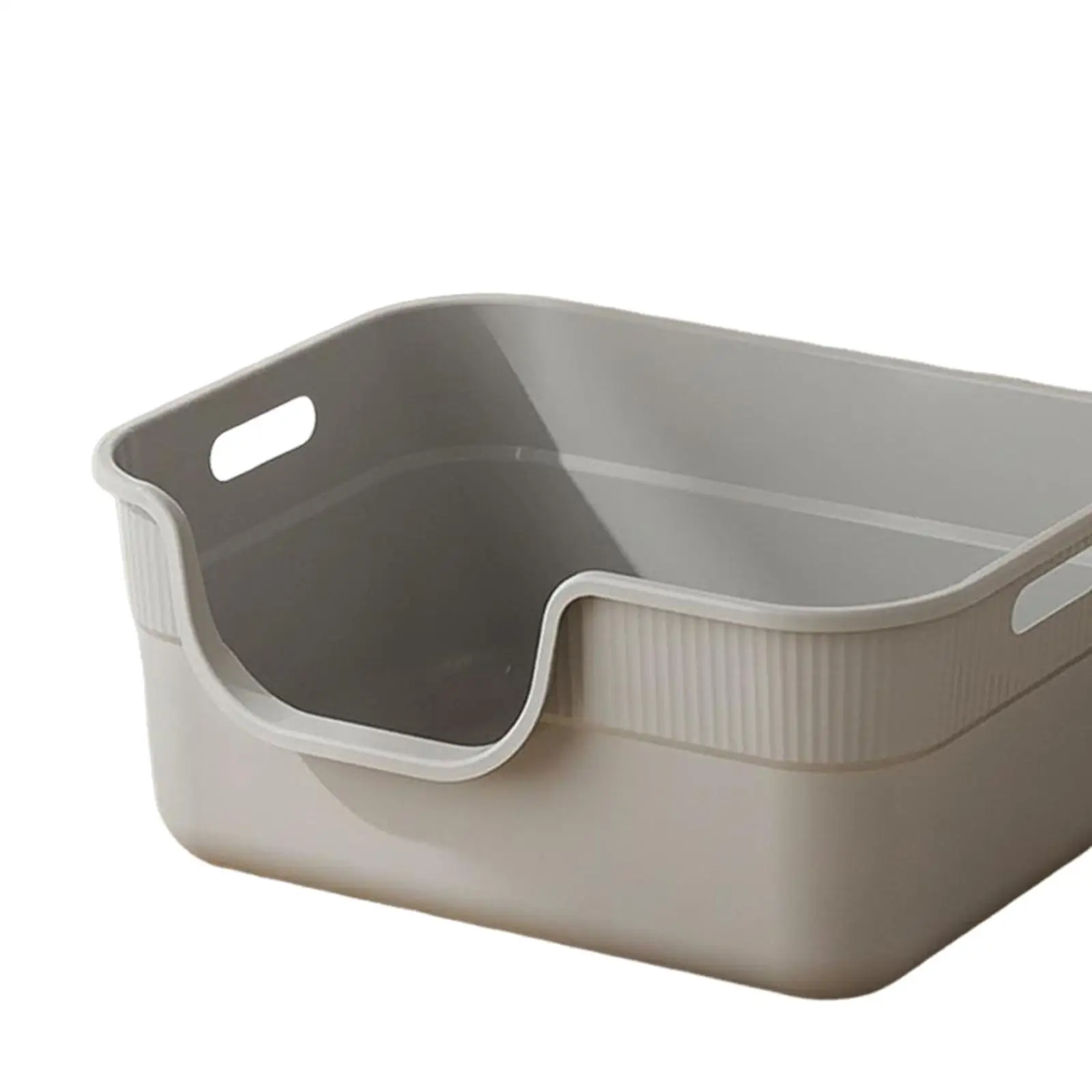 Imagen 5: Bandeja para arena de gatos de material PP con pared alta antirresbaladizos, inodoro para gatos de interior, sistema automático