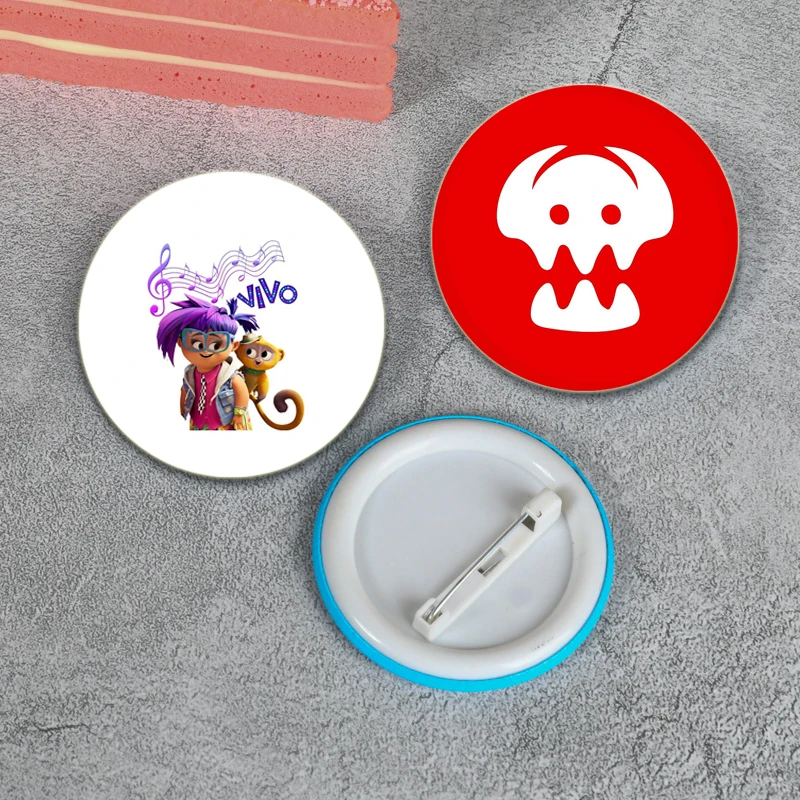 58/44/32MM Creative Tinplate Series Soft Brooch Icon May The Force Be with You Badge Button Pins Brooches for Clothes