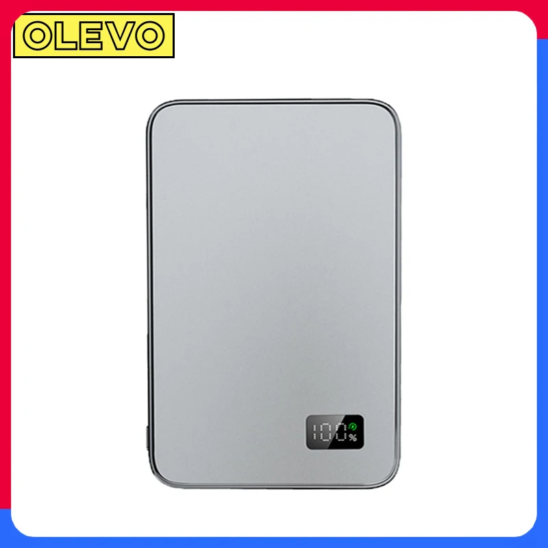 

Ultra Thin Magnetic Power Bank Alloy Shell Spare Battery Portable Wireless Charger Fast Charging For iPhone Xiaomi Samsung Phone