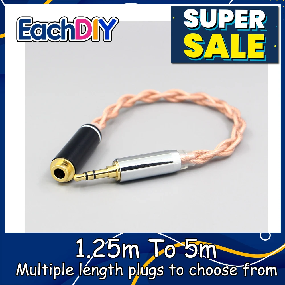 

Graphene 7N OCC Shielding Coaxial Mixed Earphone Cable For 3.5mm xlr 6.5 2.5mm male 4.4mm Male to 4.4mm female LN007790