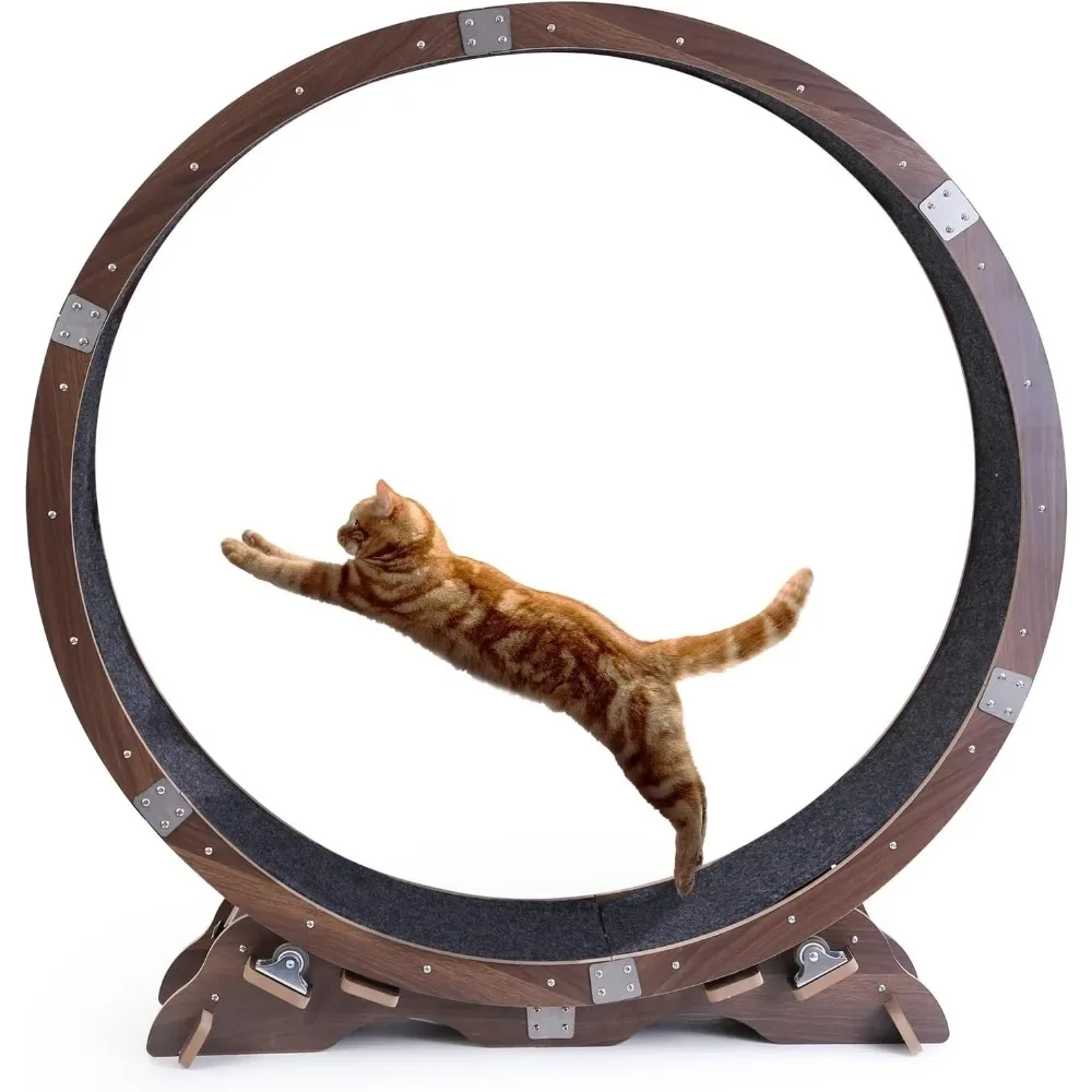 

Large Indoor Cat Treadmill - Pre-Assembled, Running, Spinning, Scratching & Climbing Exerciser