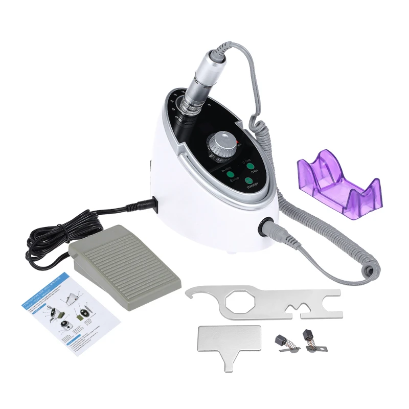 Powerful 65w Nail Drill Machine 35000rpm Manicure Electric Nail Pedicure Machine With Ceramic Drill Bits