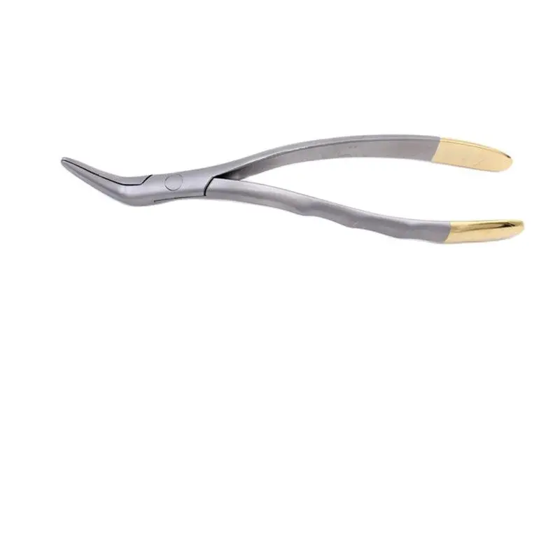 Dental Root Extraction Forceps Curved Root Pliers for Upper and Lower Teeth Removal Orthodontic Surgical Instruments