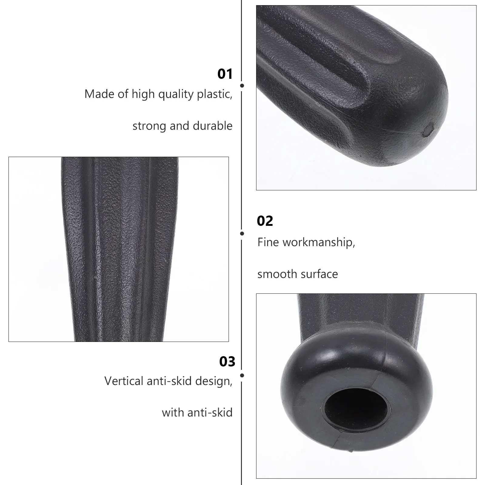

Football Machine Grip Octagonal Handle Handles Replacement Foos Plastic Soccer Table