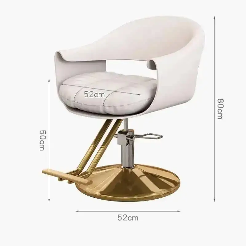 Arm Chair Ergonomic Rolling Black Barber Cosmetic Adjustable Barber Chair Beautician Economic Silla Taller Furniture Barbershop